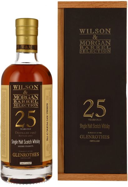 Glenrothes 25 Jahre 1997/2022 PX Sherry Cask Wilson & Morgan 54,8% vol.