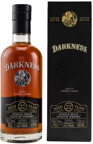 Aultmore 22 Jahre Oloroso Sherry Finish Darkness! 50,2% vol.