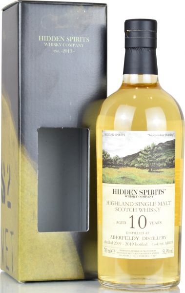 Aberfeldy 10 Jahre 2009/2019 Hidden Spirits Highproof 51,9% vol.