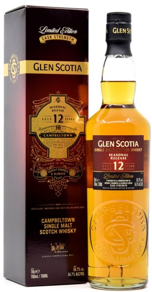 Glen Scotia 12 Jahre Seasonal Edition 2021 Oloroso Sherry Cask Strength 54,7% vol.
