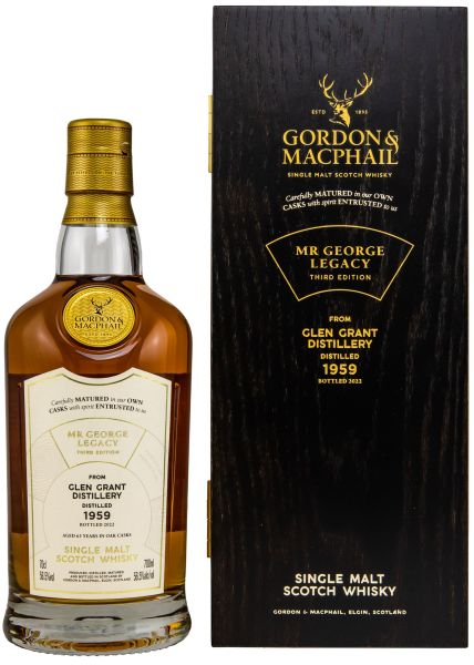 Glen Grant 63 Jahre 1959/2022 Sherry Cask Gordon & MacPhail Mr. George Legacy #3665 56,5% vol.