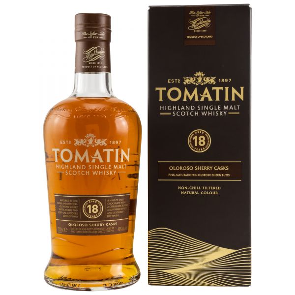 Tomatin 18 Jahre 46% vol.