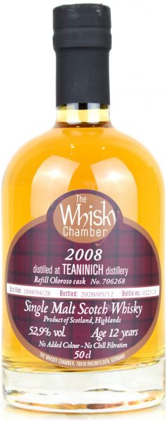 Teaninich 12 Jahre 2008/2020 Sherry Cask The Whisky Chamber 52,9% vol.