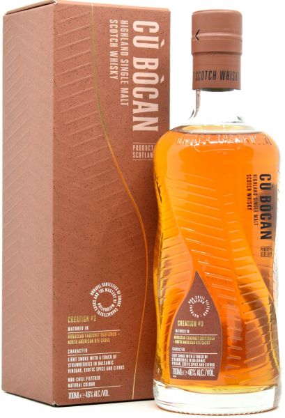 Tomatin Cù Bòcan Creation #3 Cabernet Sauvignon/Rye Cask 46% vol.