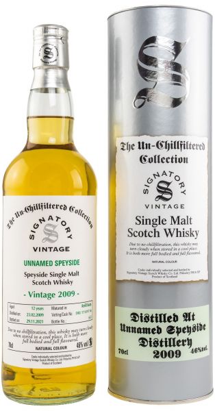 Unnamed Speyside 12 Jahre 2009/2021 SV Un-Chillfiltered Collection #DRU 17/A197 #6