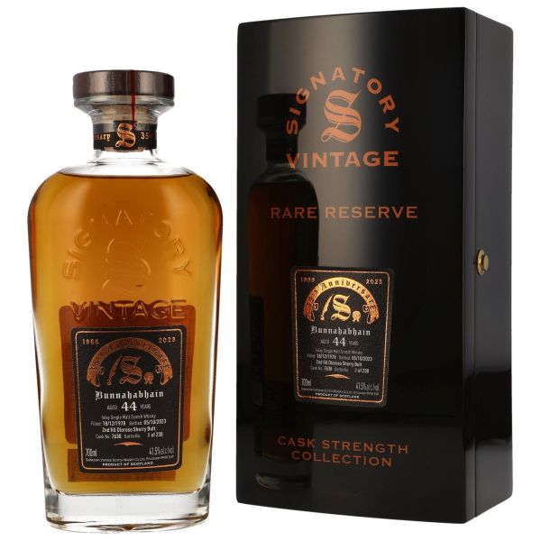 Bunnahabhain 1978/2023 Sherry Butt Signatory Vintage 35th Anniversary 41,5% vol.