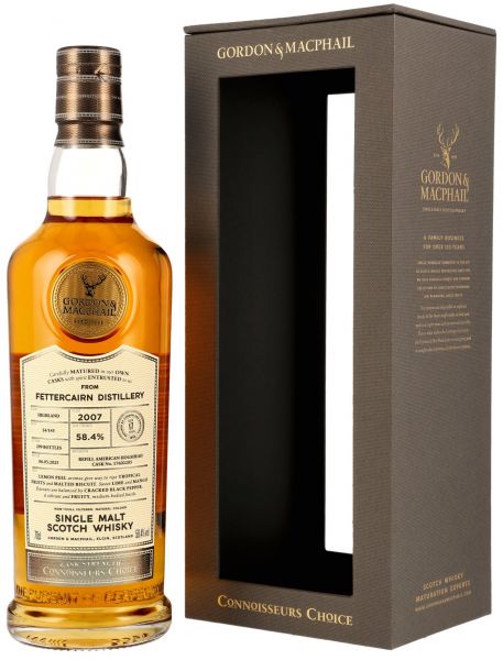 Fettercairn 17 Jahre 2007/2025 1st Fill Bourbon Gordon & MacPhail 58,4% vol.