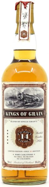 King of Grain 14 Jahre 2006/2021 Jack Wiebers Old Train Line 55,3% vol.