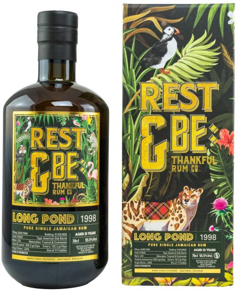 Long Pond 1998/2022 Pure Single Jamaican Rum Single Cask #10242 Rest &amp; Be Thankful 55,5%vol.