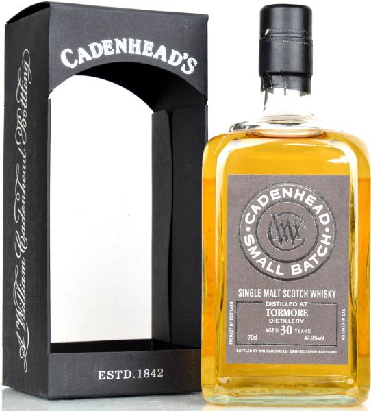 Tormore 30 Jahre 1988/2019 Cadenhead 47,9% vol.