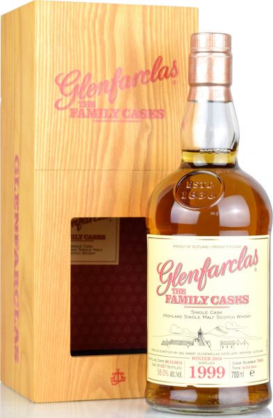 Glenfarclas 19 Jahre 1999/2018 Family Casks W18 #7060 56,0% vol.