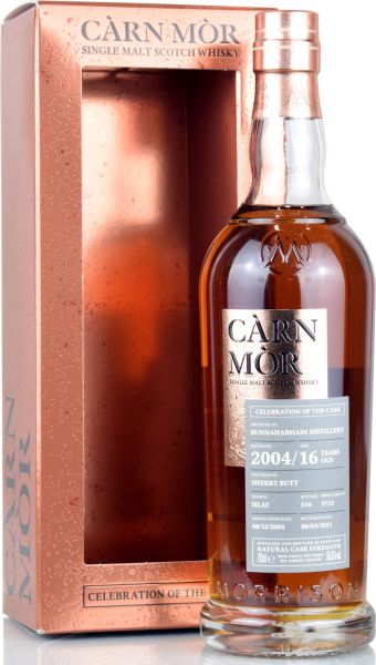 Bunnahabhain 16 Jahre 2004/2021 Sherry Cask Carn Mor Celebration of the Cask 55,5% vol.