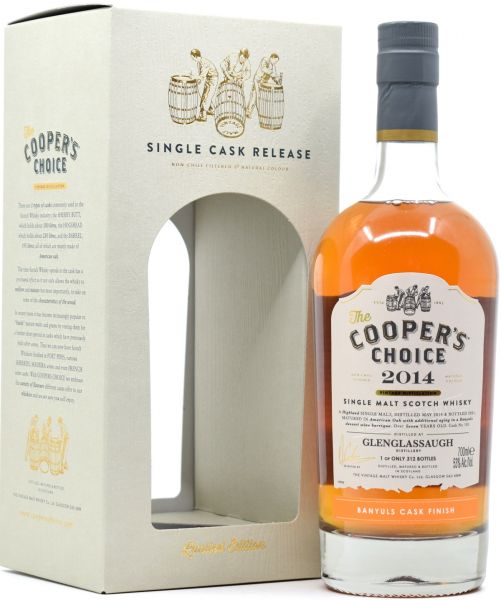 Glenglassaugh 2014/2021 Banyuls Cask Cooper&#039;s Choice 53% vol.