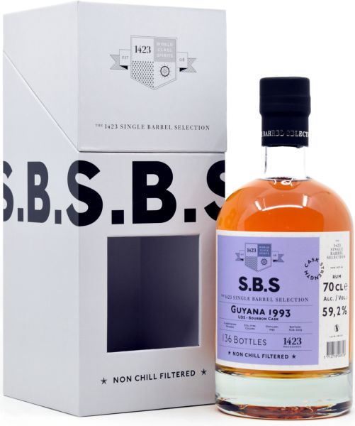 S.B.S. Guyana 1993/2023 Single Cask 59,2% vol.