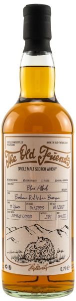 Blair Athol 11 Jahre 2009/2021 Bordeaux Red Wine Cask The Old Friends 54% vol.