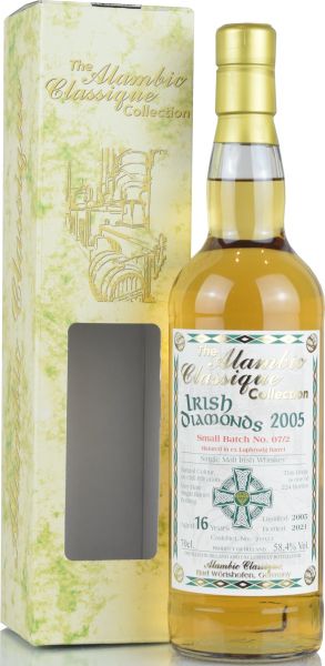 Irish Diamonds 16 Jahre 2005/2021 Batch No. 7/2 Laphroaig Cask Alambic Classique 58,4% vol.