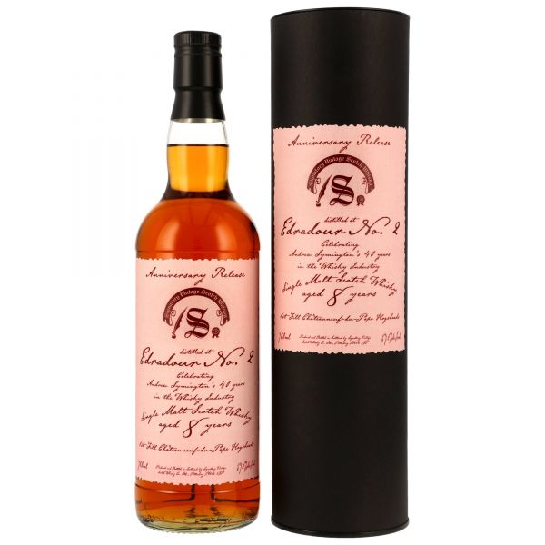 Edradour No.2 2018/2026 1st Fill Châteauneuf-du-Pape Hogsheads Anniversary Release 57,1% vol.