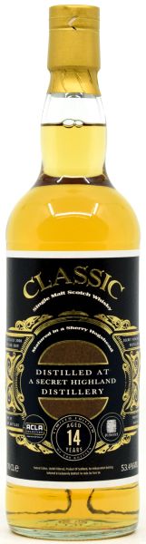 Secret Highland 14 Jahre 2008/2023 Sherry Cask Acla da fans 53,4% vol.