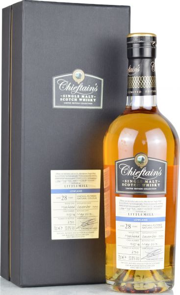 Littlemill 28 Jahre 1990/2019 Chieftain's 53,8% vol.