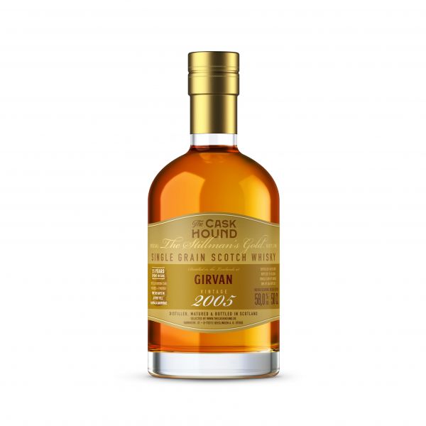 Girvan 21 Jahre 2005/2026 1st Fill Marsala The Caskhound Stillman's Gold 58% vol. 0,5 l
