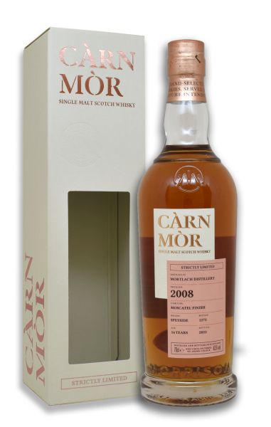 Mortlach 14 Jahre 2008/2022 Moscatel Cask Carn Mor Strictly Limited 47,5% vol.