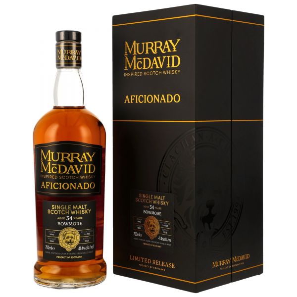 Bowmore 34 Jahre 1990/2025 Oloroso Sherry Octaves Murray McDavid Aficionado 41,4% vol.