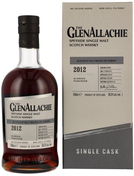 Glenallachie 11 Jahre 2012/2024 Oloroso Sherry Single Cask #801629 58,3% vol.