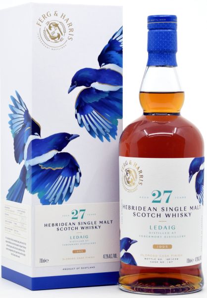 Ledaig (unpeated) 27 Jahre 1995/2022 Sherry Cask Ferg &amp; Harris 47,2% vol.