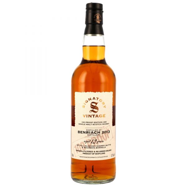 Benriach 2013/2025 Oloroso Sherry Signatory Vintage 100 Proof #69 57,1% vol.