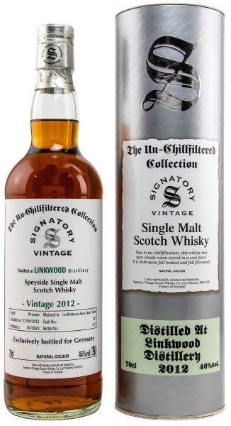 Linkwood 10 Jahre 2012/2023 Sherry Cask Signatory Un-Chillfiltered Collection #213