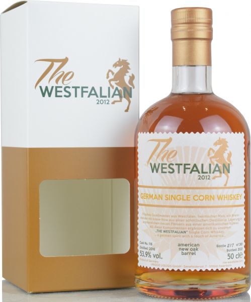 The Westfalian 2016/2021 New Oak Barrel German Single Corn #116 53,9% vol.