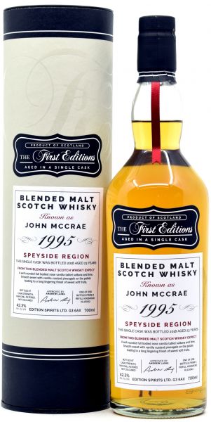 John McCrae 23 Jahre 1995/2018 First Editions 42,3% vol.