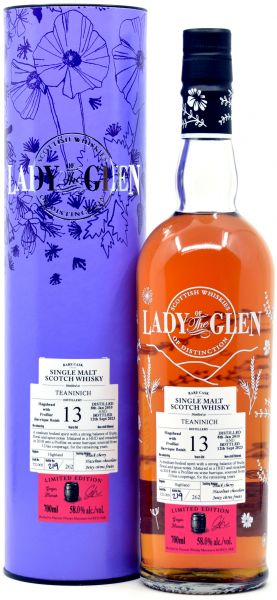 Teaninich 13 Jahre 2010/2023 Profiler Barrique Cask Lady of the Glen 58% vol.