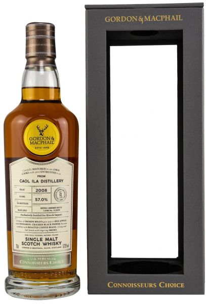 Caol Ila 12 Jahre 2008/2021 Sherry Cask Gordon & MacPhail Cask Strength 57% vol.