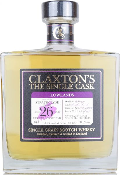 Strathclyde 26 Jahre 1992/2019 Claxton's 50,6% vol.