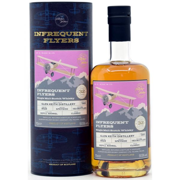 Glen Keith 32 Jahre 1993/2026 Alistair Walker Infrequent Flyers 51,5% vol.