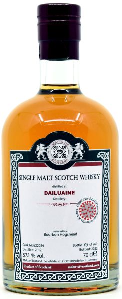 Dailuaine 10 Jahre 2012/2022 Malts of Scotland 57,1% vol.