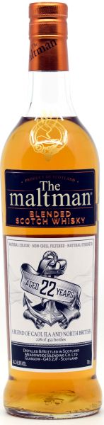 A Blend of Caol Ila and North British 22 Jahre 2001/2024 The Maltman 45,9% vol.