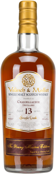 Craigellachie 13 Jahre 2007/2021 Sherry Cask Valinch & Mallet 54,1% vol.