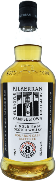 Kilkerran 8 Jahre Bourbon Cask Strength Release 2025 55,6% vol.