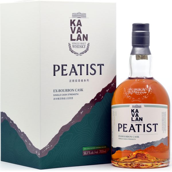 Kavalan Peatist Ex-Bourbon Cask 56,3% vol.
