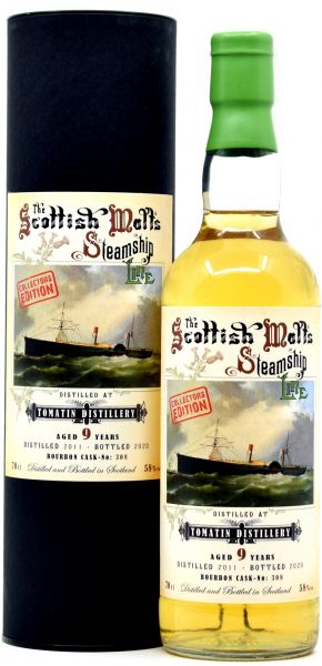 Tomatin 2011/2021 Jack Wiebers Scottish Malt's Steamship Line Collectors Edition 58% vol.