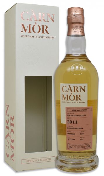 Macduff 10 Jahre 2011/2021 Carn Mor Strictly Limited 47,5% vol.