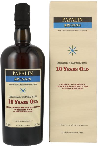 Papalin Reunion 10 Jahre Original Vatted Pot Still Rum 50% vol.