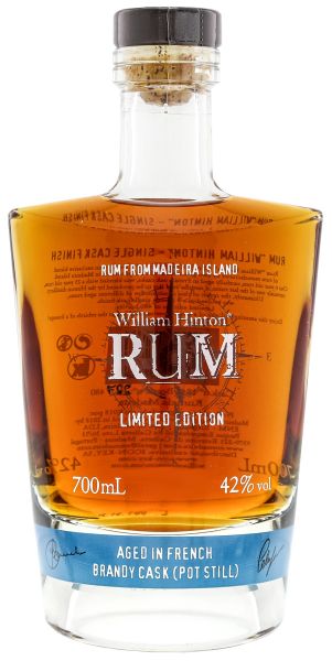 William Hinton Madeira Rum 6 Jahre Limited Edition French Brandy Cask 42% vol.