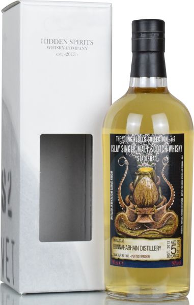 Bunnahabhain Staoisha 5 Jahre 2013/2018 Hidden Spirits 50,0% vol.