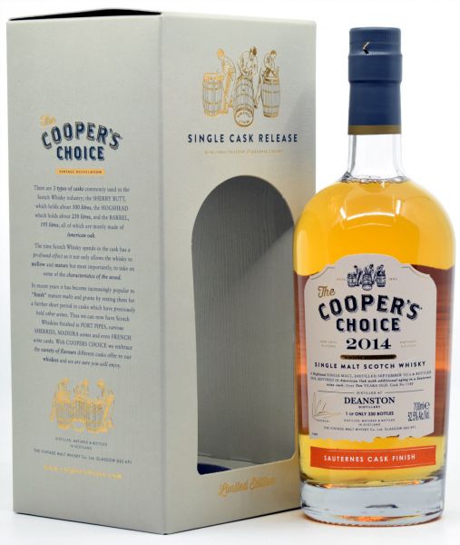 Deanston 2014/2024 Sauternes Cask Cooper's Choice 52,5% vol.