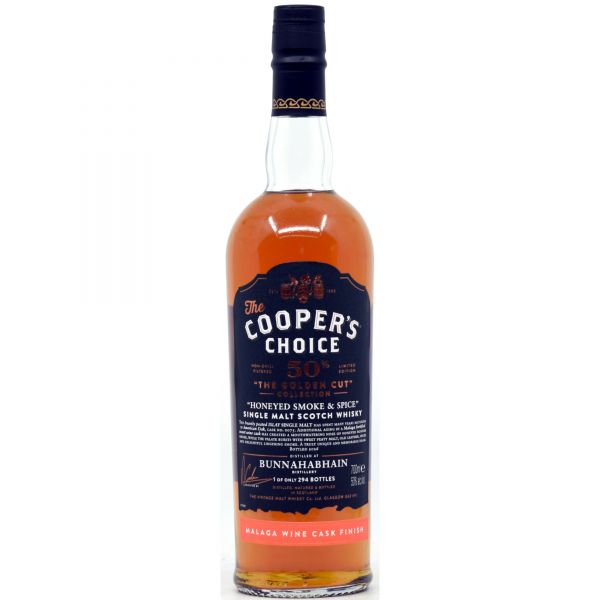 Bunnahabhain "Honeyed Smoke &amp; Spice" Malaga Cask Cooper's Choice Golden Cut 50% vol.