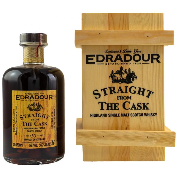 Edradour 10 Jahre 2011/2021 Sherry Cask Straight from the Cask #240 56,7% vol.