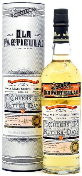 Caol Ila 10 Jahre 2011/2021 Old Particular Cheers To Better Days Douglas Laing 48,4% vol.